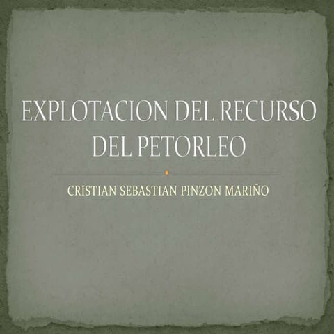 Historia del petróleo en colombia | DOCX
