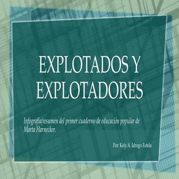 Explotados y explotadores | PPTX