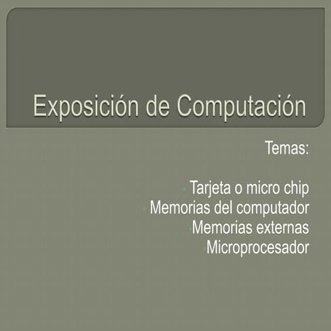 Microchip, partes de la memoria ram, microprocesadores