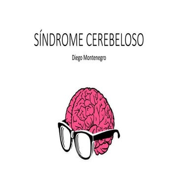 SÍNDROME CEREBELOSO