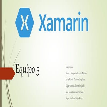 diapositivas de XAMARIN
