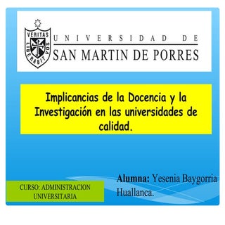 Calidad Universitaria