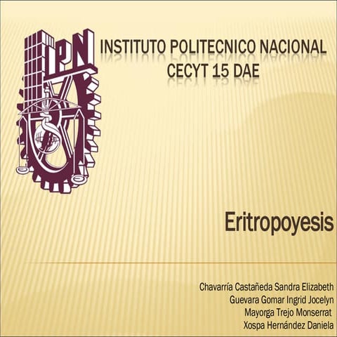 Expo De Eritropoyesis 2003
