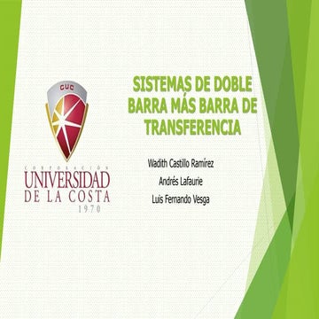 Subestaciones-sistemas de doble barra más barra de transferencia