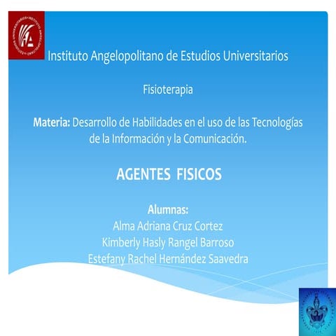 agentes físicos en fisioterapia 