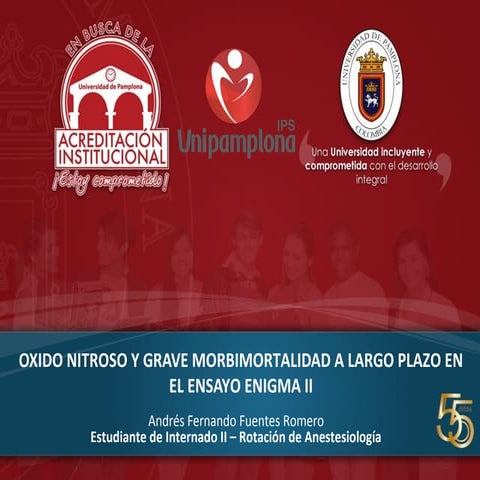 Estudio ENIGMA II - Oxido nitroso