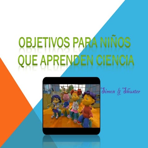 objetivos para niños que aprenden ciencias