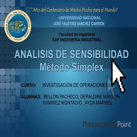Expo 3 analisis de sensibilidad (metodo simplex)