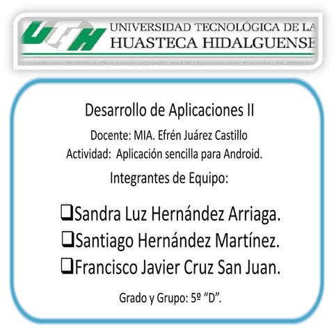 Primera aplicación de Android