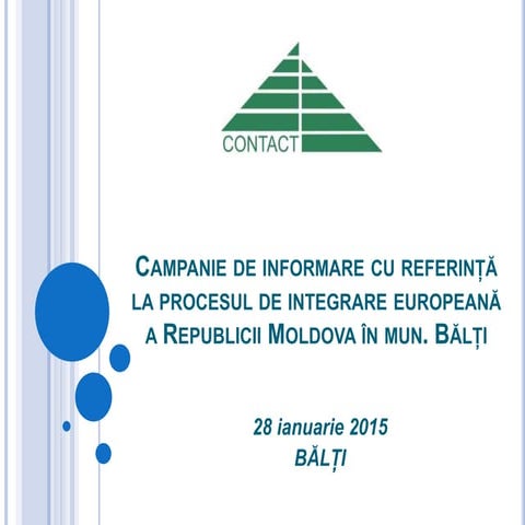 Bălți: Expoziție «Bune practici de dezvoltare a IMM din programele de finanța...