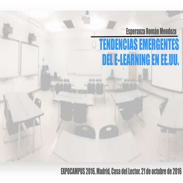 Expocampus 2016. Nuevas tendencias en del elearning en EE. UU.