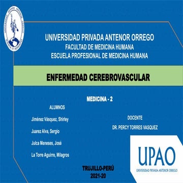 exposicion de neurología caso clinico upao | PPTX