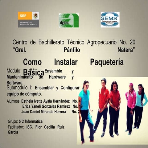 Expocicion de paqueteria