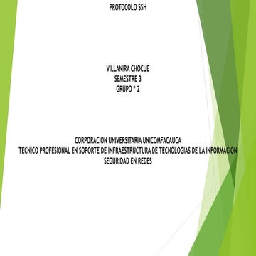 Expocicion seguridad en redes villanira chocue, grupo 2 semestre V