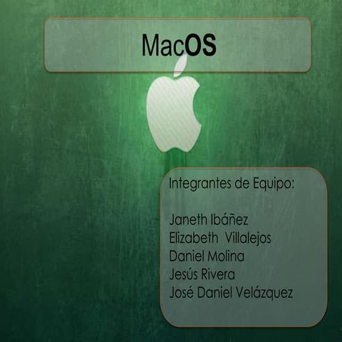 Expocion mac os | PPTX