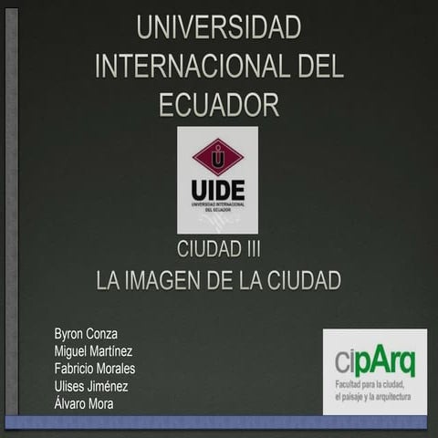 Kevin lynch imagen de la ciudad