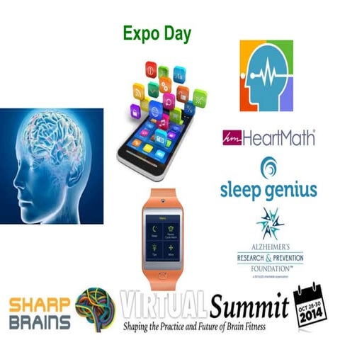Expo day: Digital Artefacts (BrainBaseline), Heart­Math, Sleep Genius, The Al...