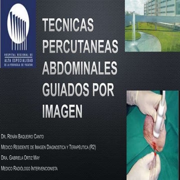 Expo drenaje percutaneo  de abdomen