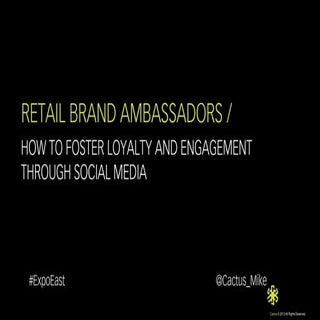 Retail Brand Ambassadors: How To Fo...