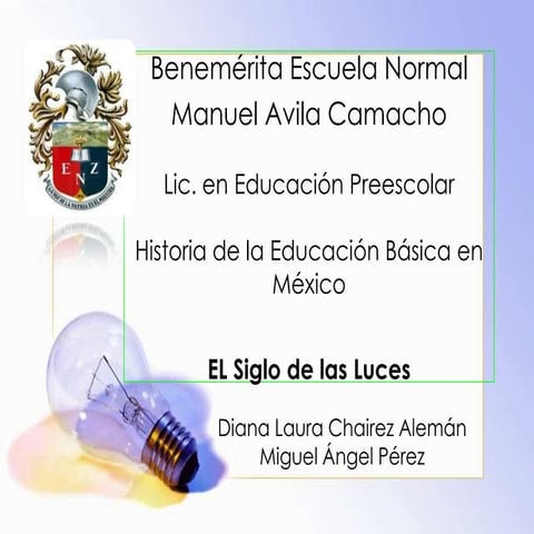 EL SIGLO DE LAS LUCES