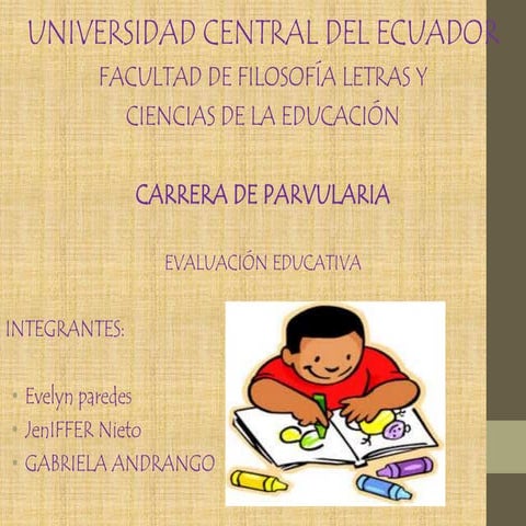 evaluacion educativa