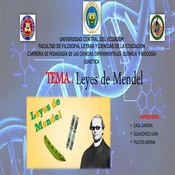 Leyes de Mendel
