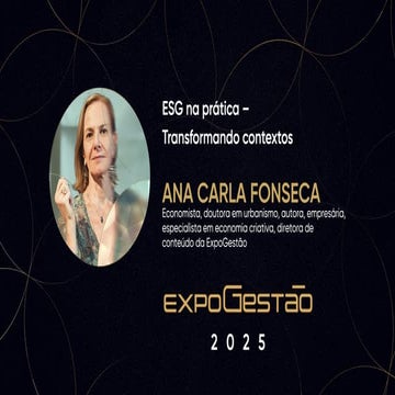 ExpoGestão 2025 - ESG na prática – Transformando contextos