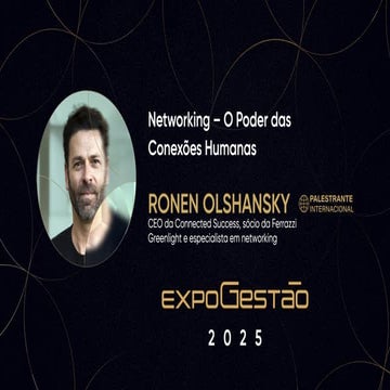 ExpoGestão 2025 - Networking – O Poder das Conexões Humanas