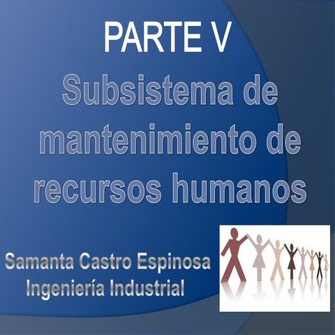 Subsistema de mantenimiento de Recursos Humanos