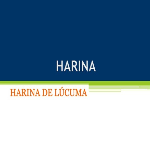 Expo harina de lucuma