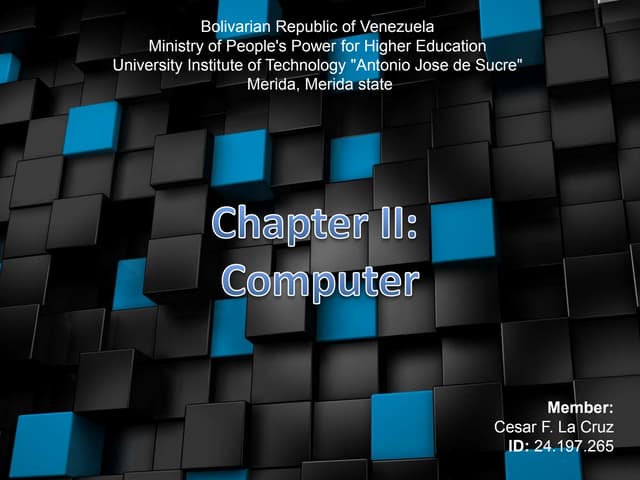 Types computers and software