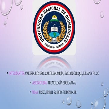  Programas de presentación :expo,Lili,CaroEve,Vale