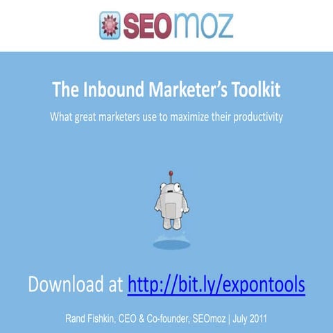 A Few Favorite Tools for Inbound Marketing