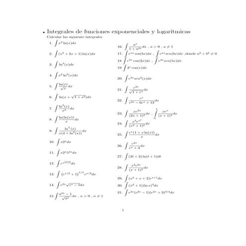 Exponencial y logaritmica