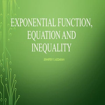 Exponential function, equation and inequality.pptx
