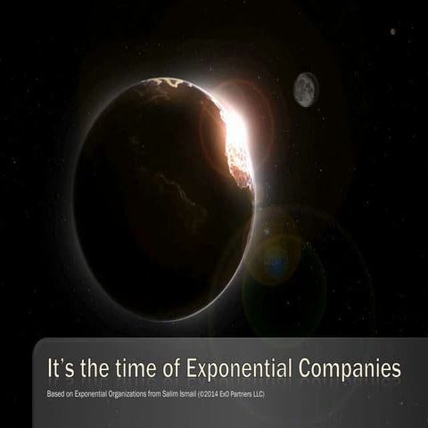 Exponential Companies or the end of the Big Corporations