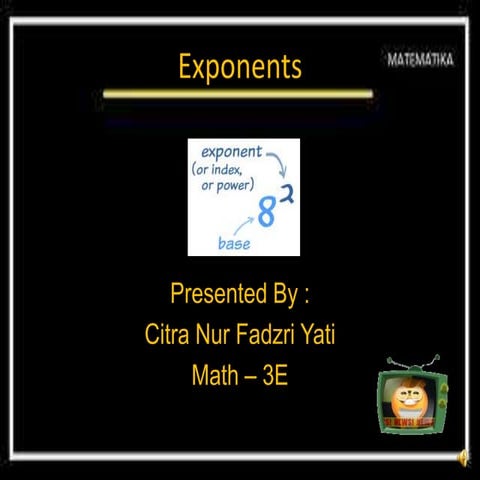 Introduction-to-Exponents powerpoint presentation | PPTX