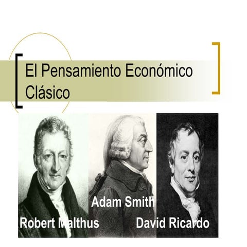 pensamiento económico clasico adam smith