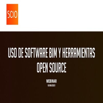 USO DE SOFTWARE BIM Y HERRAMIENTAS OPEN SOURCE | PDF