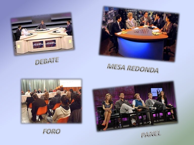 Expo panel, mesa redonda, debate y foro