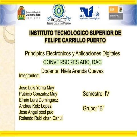 conversores analogicos digitales y digitales analogico