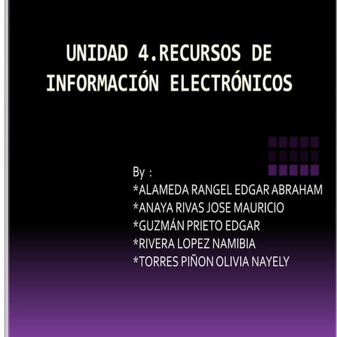 Recursos Electronicos