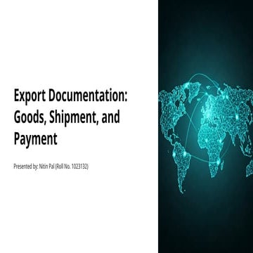 Streamlining Export Documentation with Export Documentation Software | PPTX