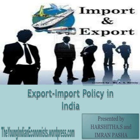 Export Import policy