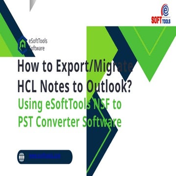 How to Export/Migrate HCL Notes to Outlook?