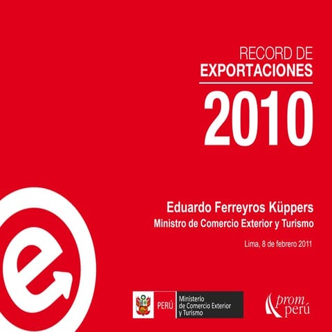 PERU Exportaciones 2010