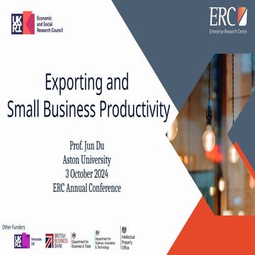 Export and producivity_ERC Annual Conference 2024_less pics - Copy.pptx