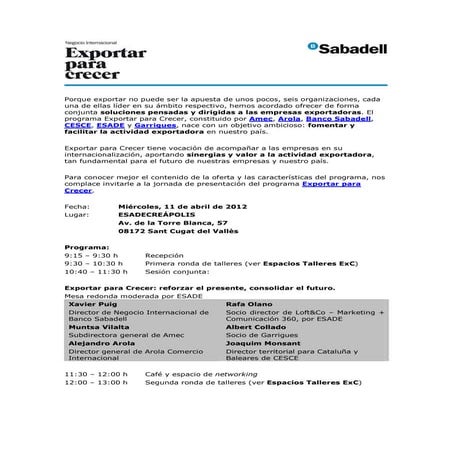 Exportar para crecer