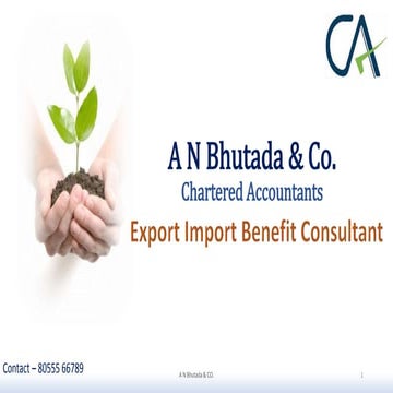 Export Import form India - Tax Saving