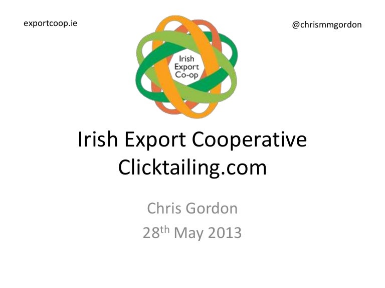 Irish Export Cooperative NDRC Clicktailing Programme